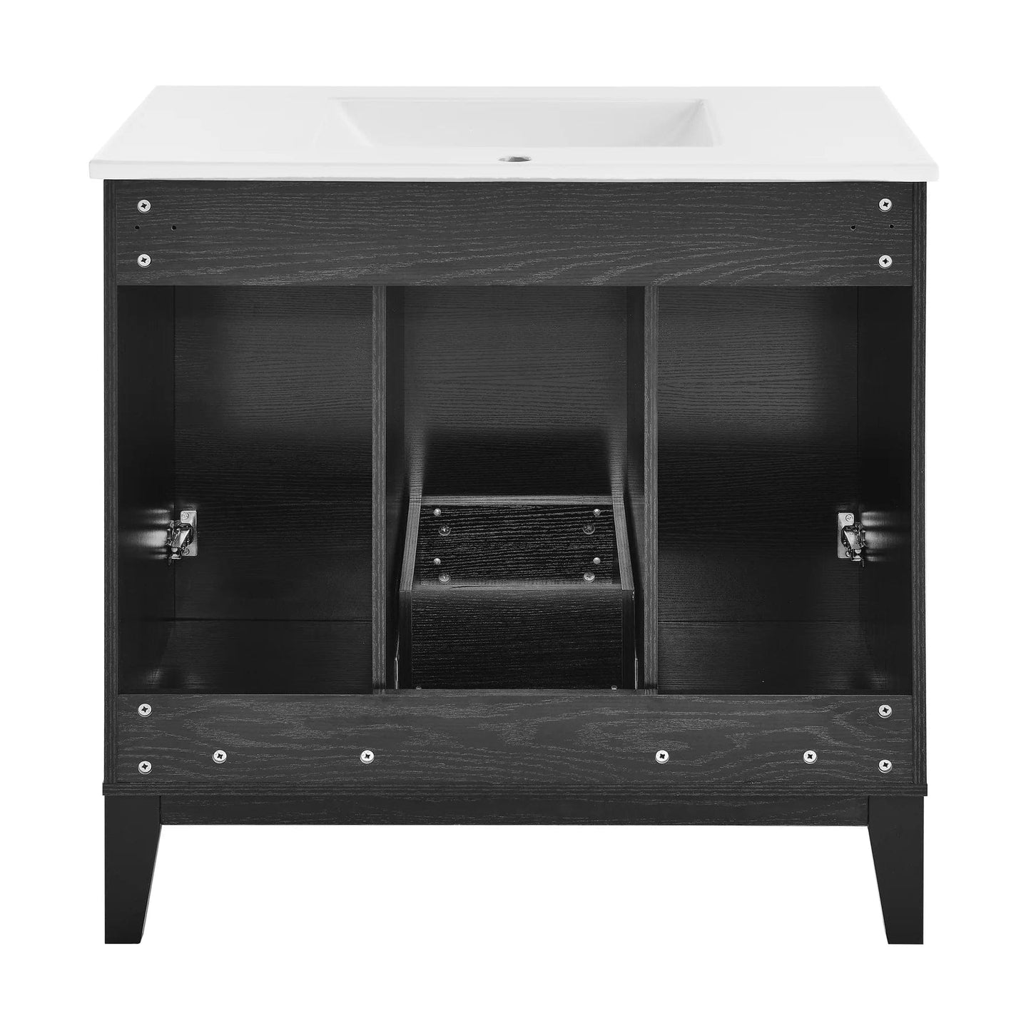 Swiss Madison Cascade 36" Bathroom Vanity in Black SM-BV471B