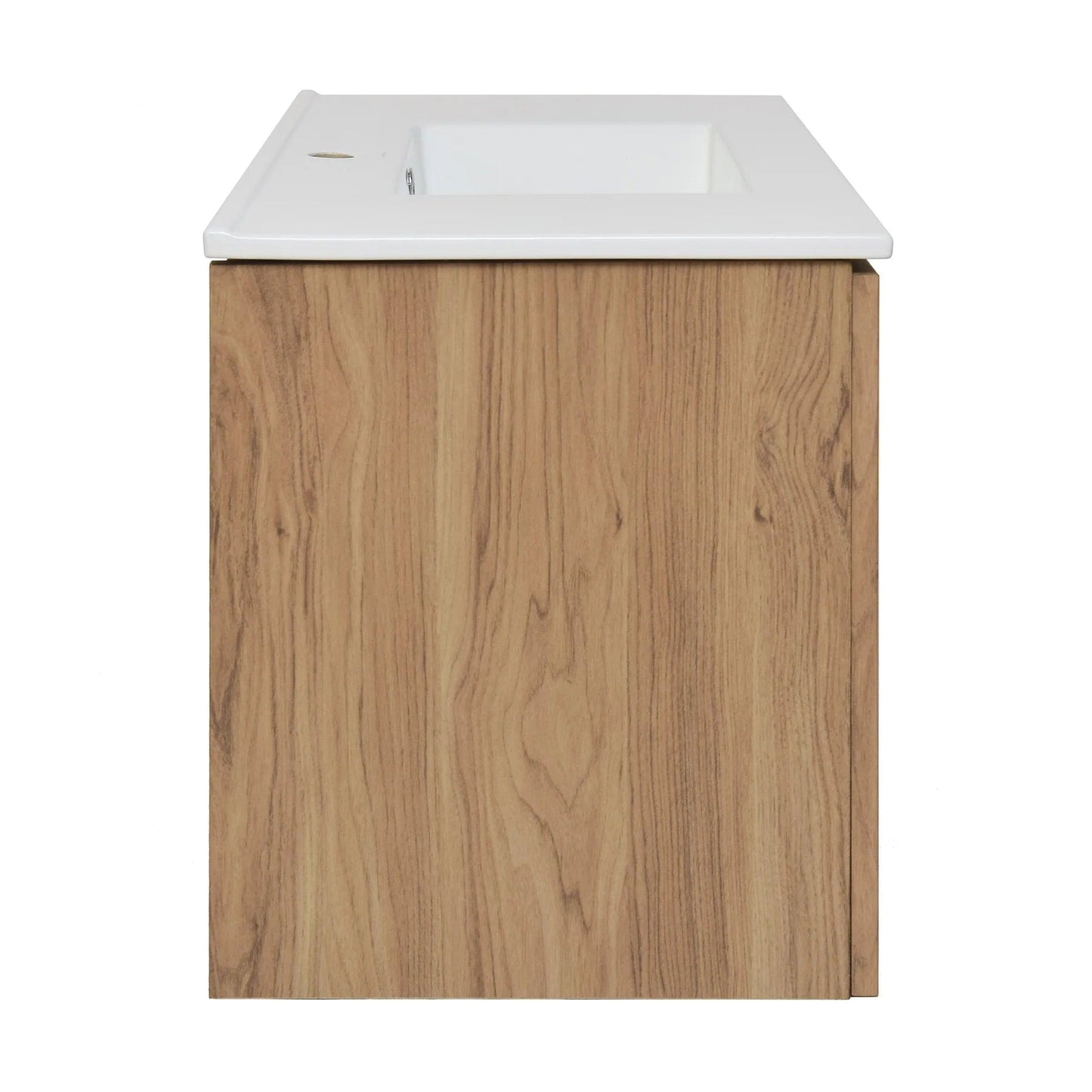 Swiss Madison Classé 36" Wall-Mounted Bathroom Vanity in Oak SM-BV667