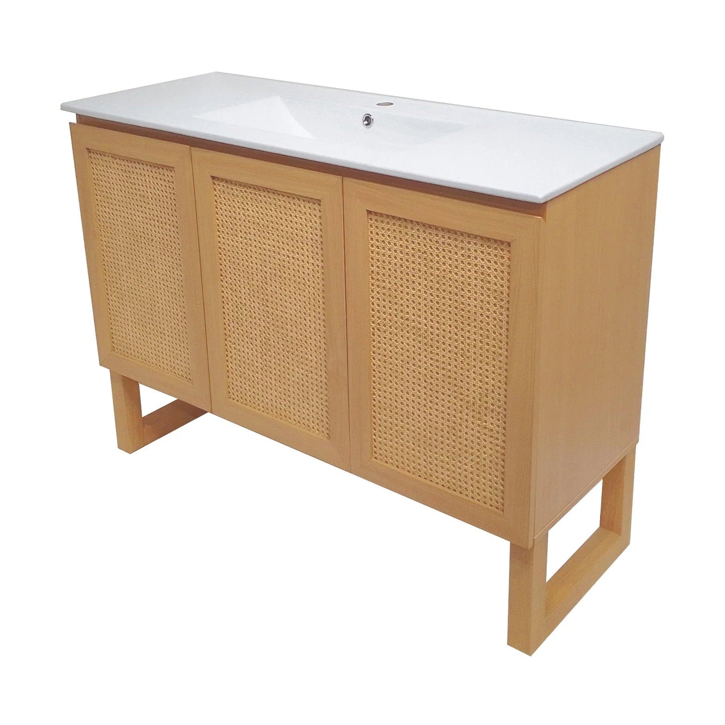 Swiss Madison Arles 48" Single, Bathroom Vanity in Honey