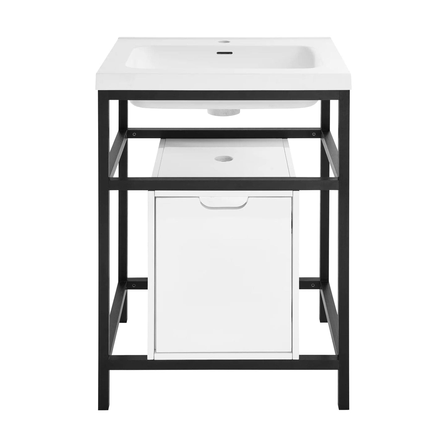 Swiss Madison Ivy 24" Freestanding Bathroom Vanity in Glossy White SM-BV83MB