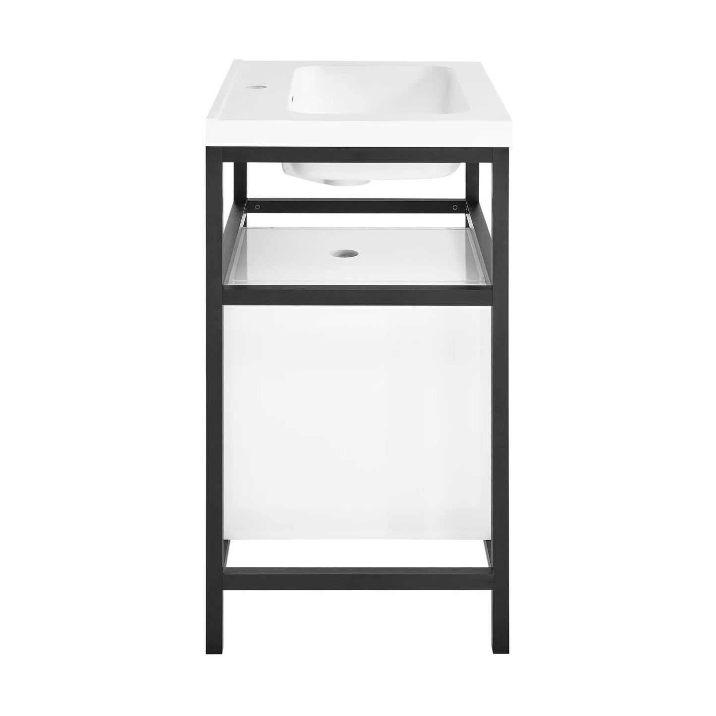 Swiss Madison Ivy 24" Freestanding Bathroom Vanity in Glossy White SM-BV83MB