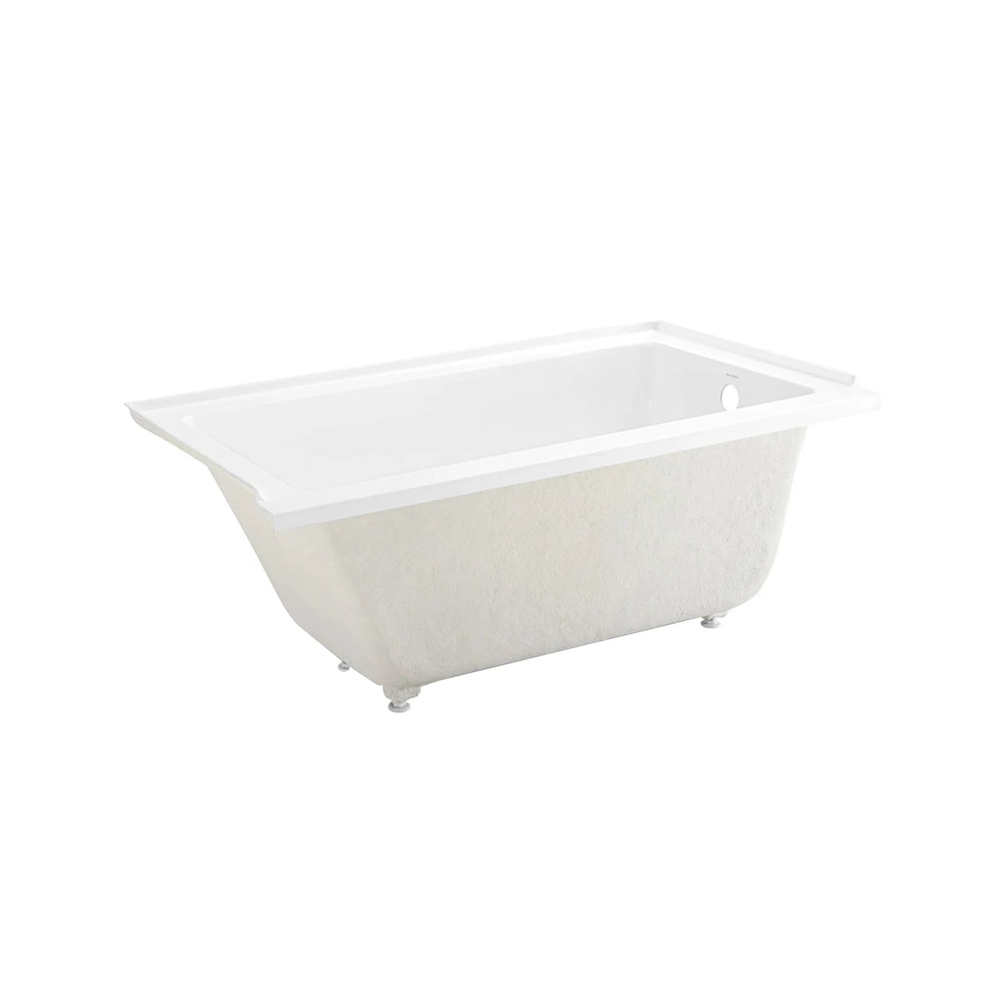 Swiss Madison Voltaire 60" X 30" Alcove Bathtub White