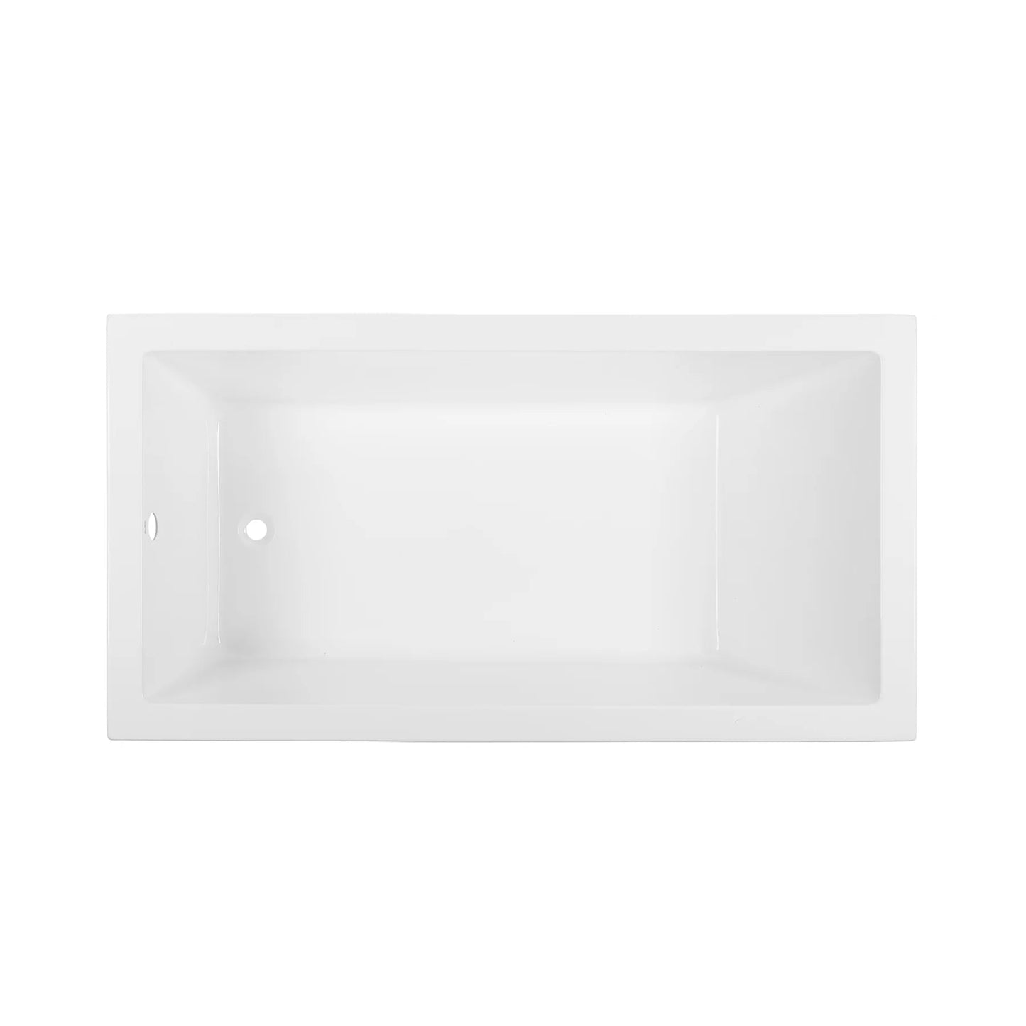 Swiss Madison Voltaire 66 "x 36" Reversible Drain Drop-In Bathtub SM-DB568