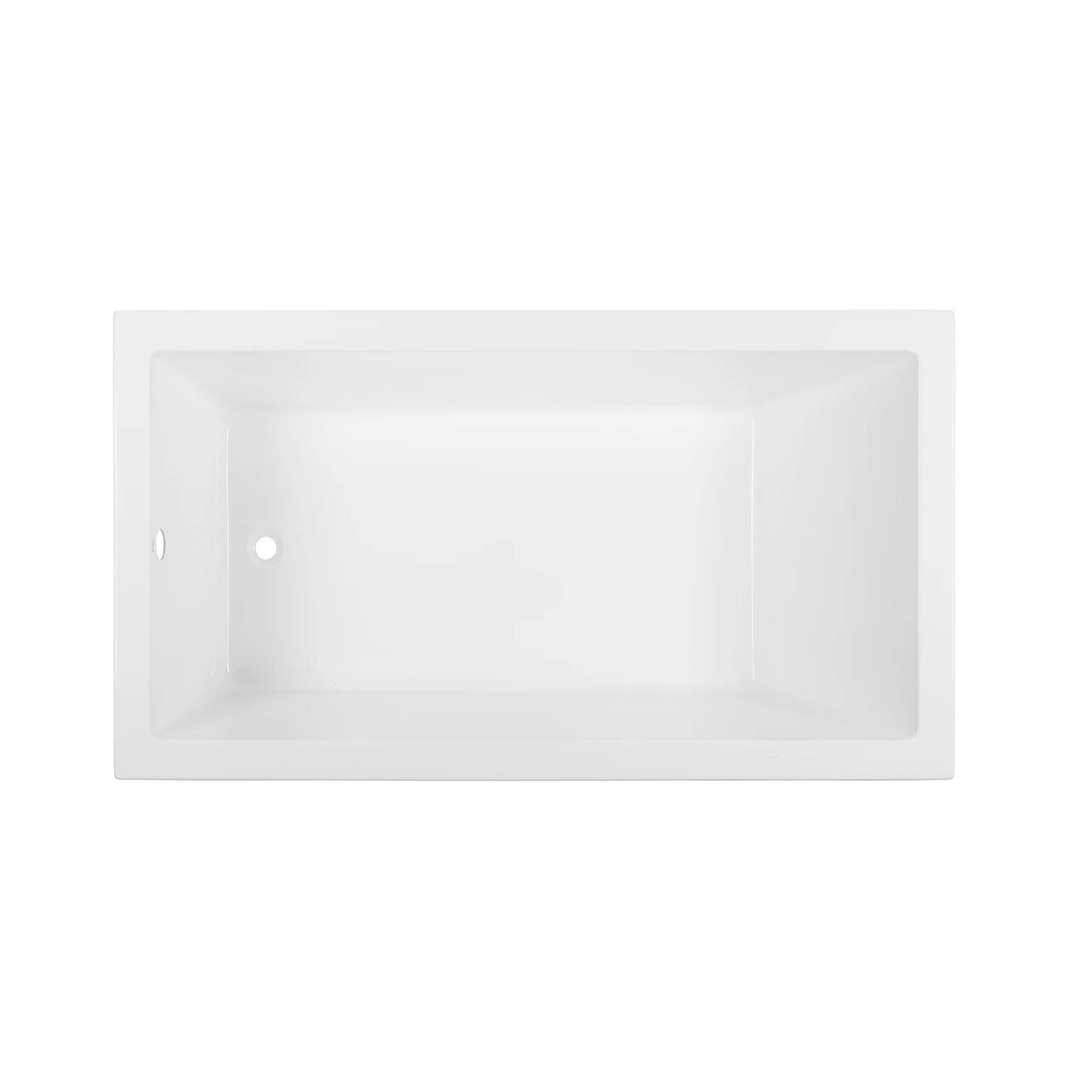 Swiss Madison Voltaire 60"x 36" Reversible Drain Drop-In Bathtub SM-DB570