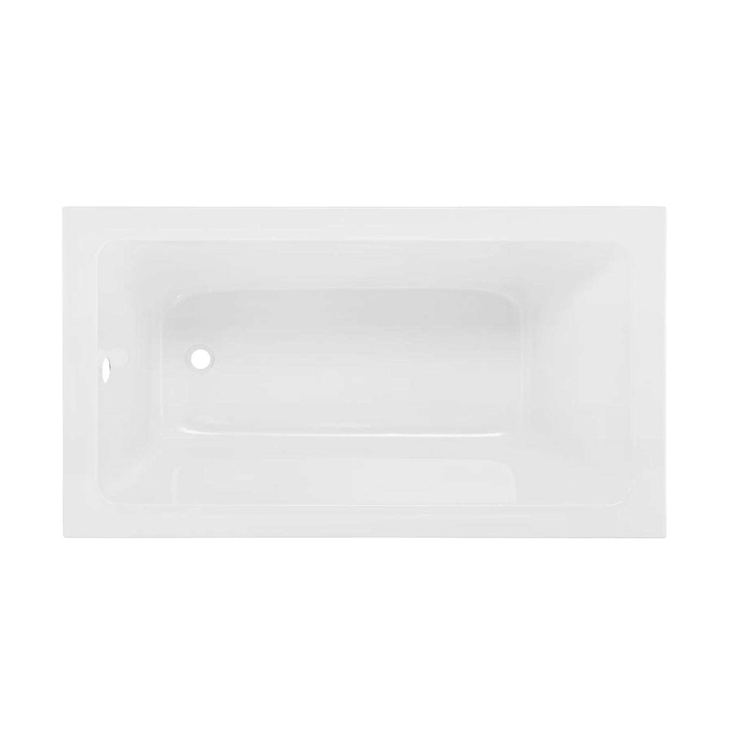 Swiss Madison Voltaire 54"x30" Reversible Drain Drop-In Bathtub