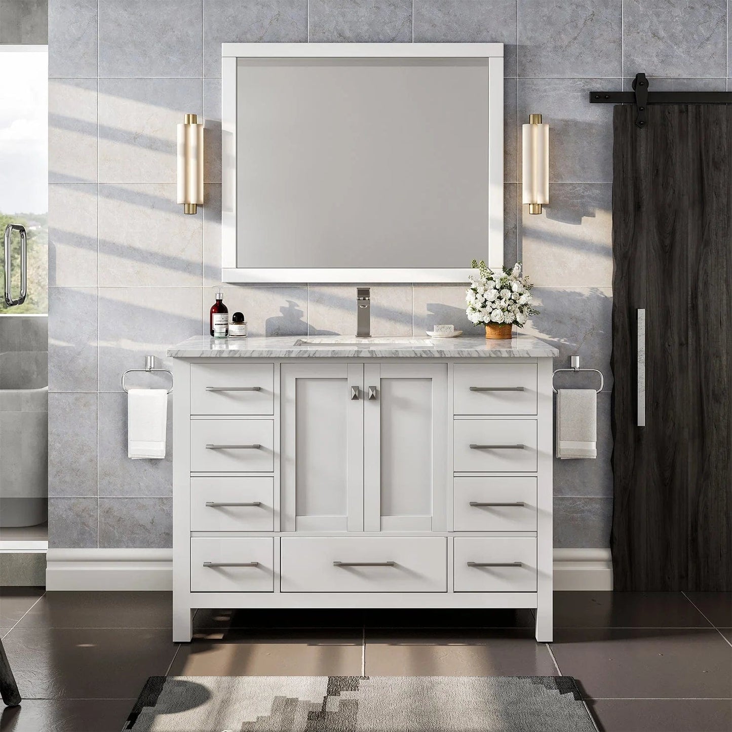 Eviva London 42 inch Transitional Bathroom Vanity