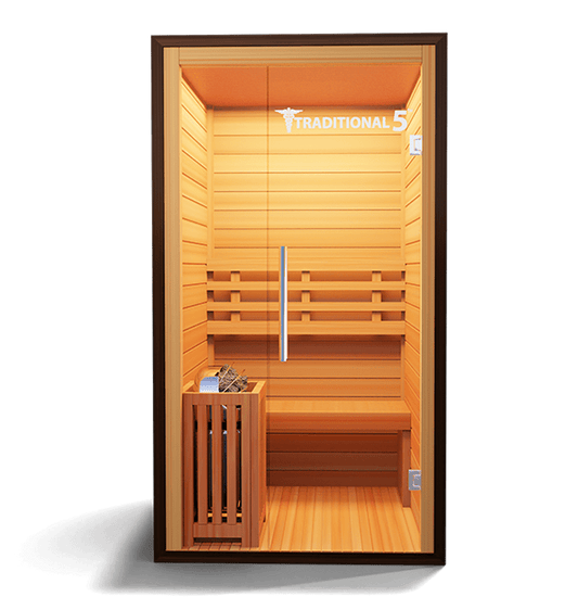 Medical Breakthrough Traditional 5 Sauna - Glass Front Only