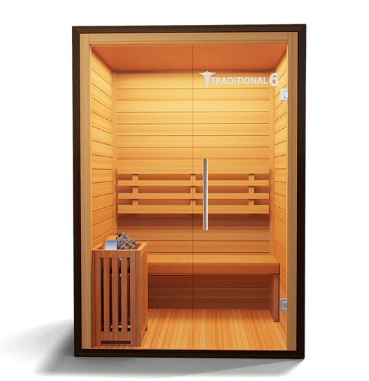 Medical Breakthrough Traditional 6 Sauna - Glass Front Only