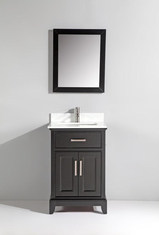 Vanity Art Genoa 24" Single Sink Bathroom Vanity Set