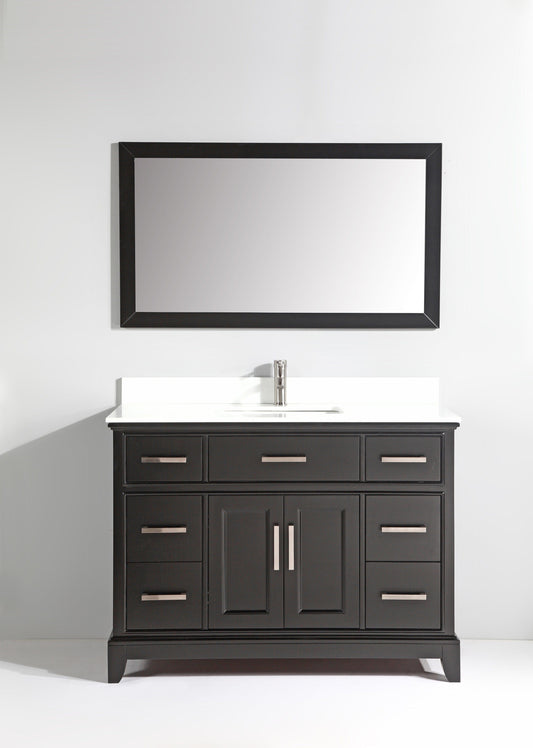 Vanity Art Genoa 48" Single Sink Bathroom Vanity Set