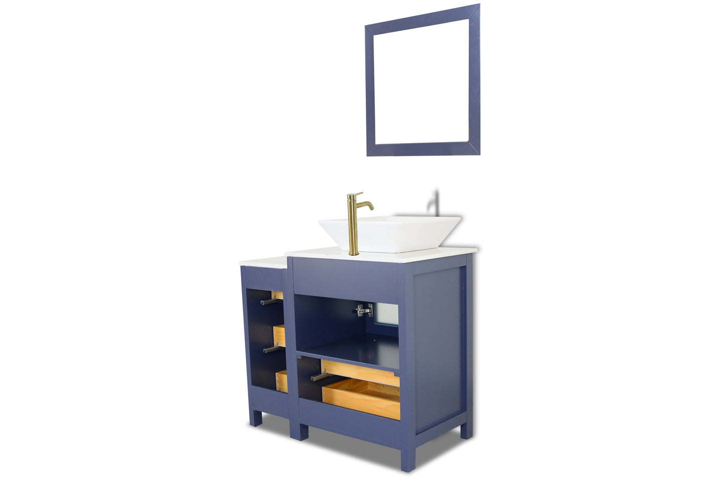 Vanity Art Ravenna 36" Single Sink Bathroom Vanity Combo Set