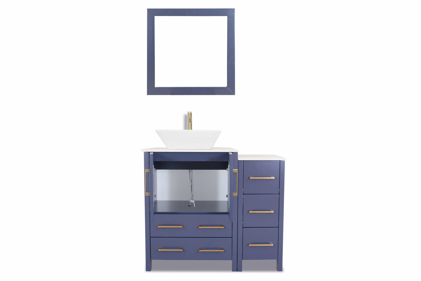 Vanity Art Ravenna 36" Single Sink Bathroom Vanity Combo Set