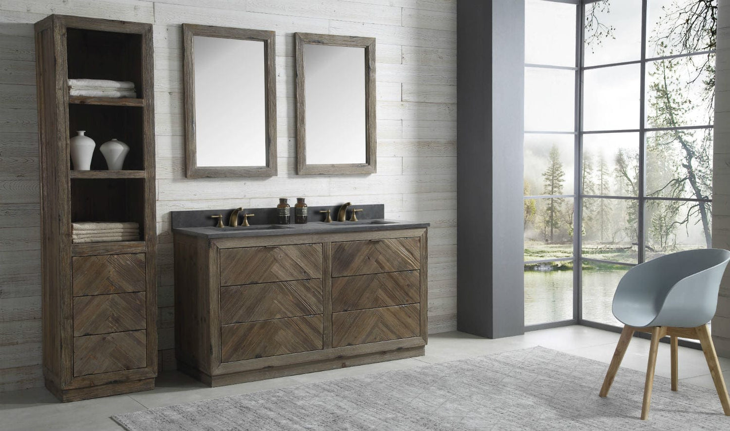 Legion Furniture 60" Wood Sink Vanity Match With Marble Wh 5160" Top -No Faucet WH8560