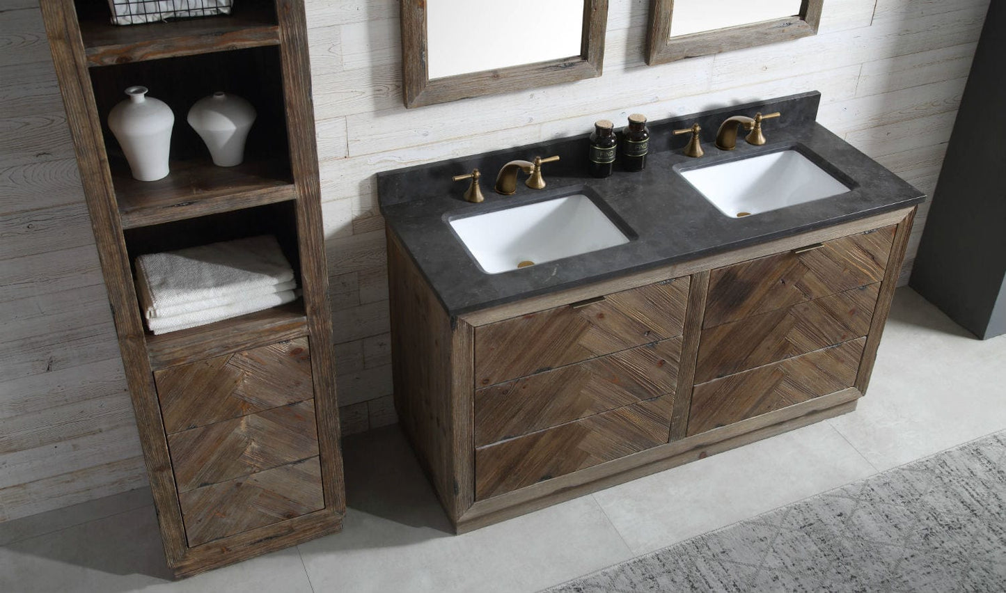 Legion Furniture 60" Wood Sink Vanity Match With Marble Wh 5160" Top -No Faucet WH8560