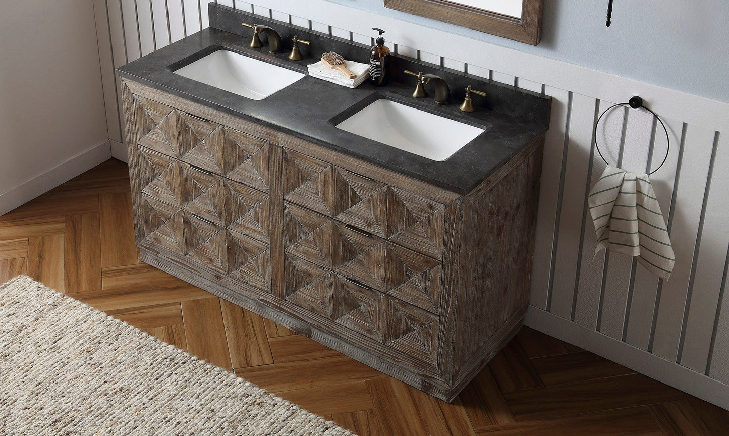Legion Furniture 60" Wood Sink Vanity Match With Marble Wh 5160" Top -No Faucet WH8760