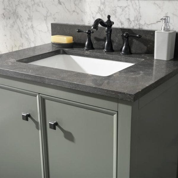 Legion Furniture 30" Sink Vanity Cabinet With Carrara White Top