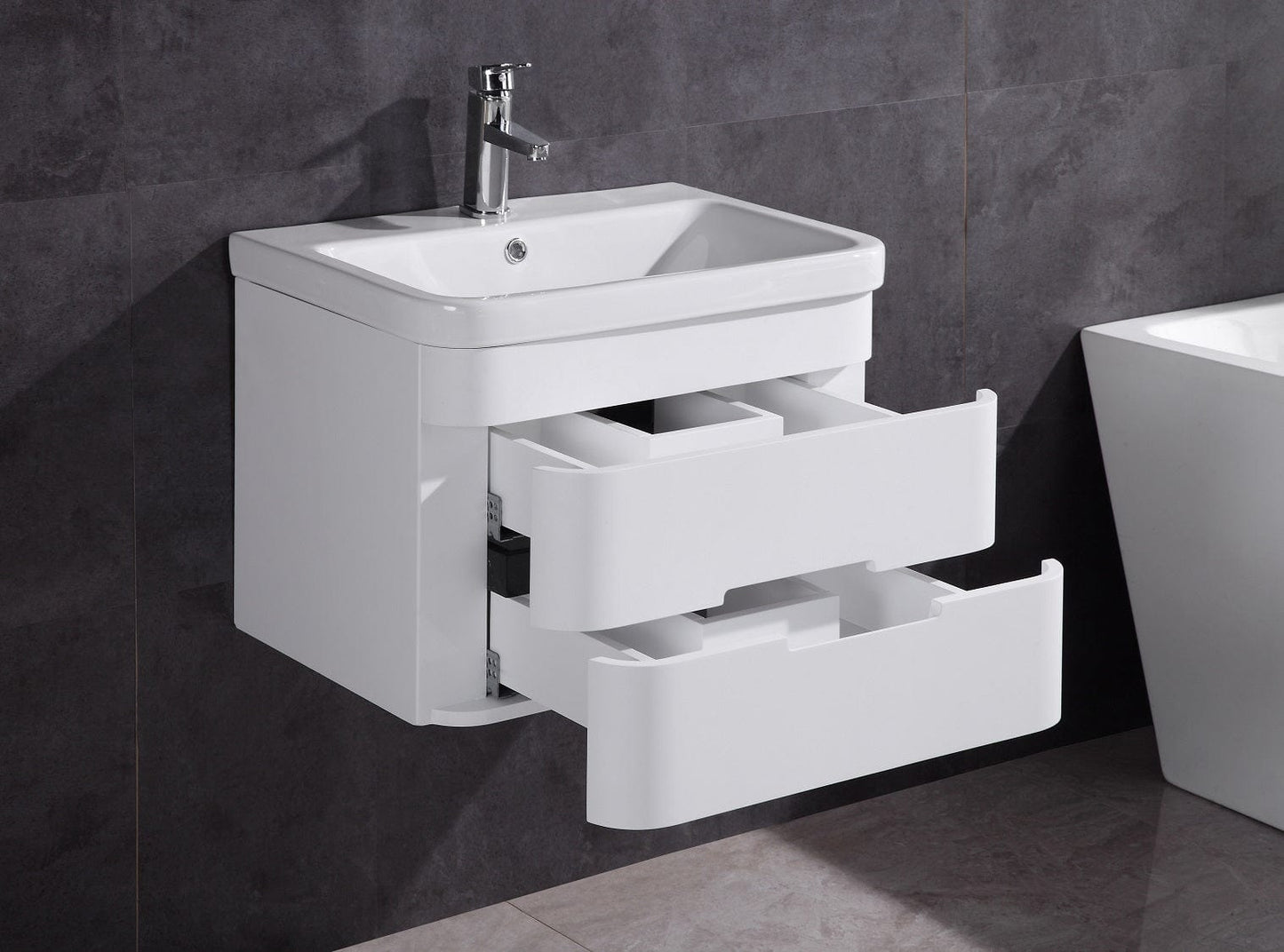 Legion Furniture Bathroom Vanity With Led Mirror- PVC