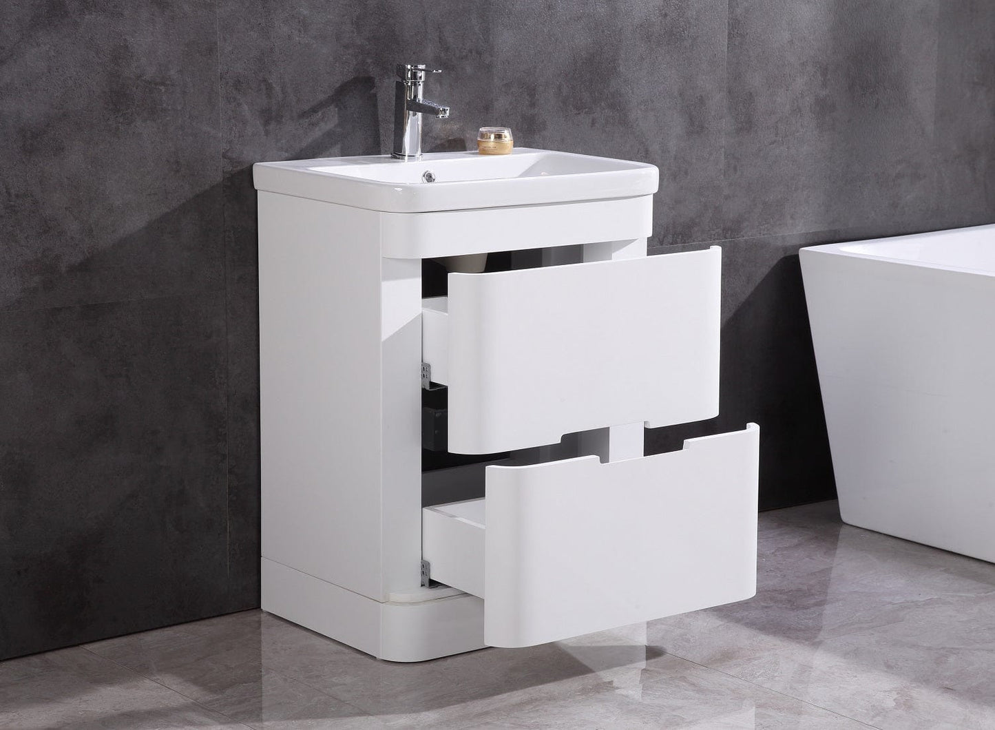 Legion Furniture Bathroom Vanity With Led Mirror- PVC