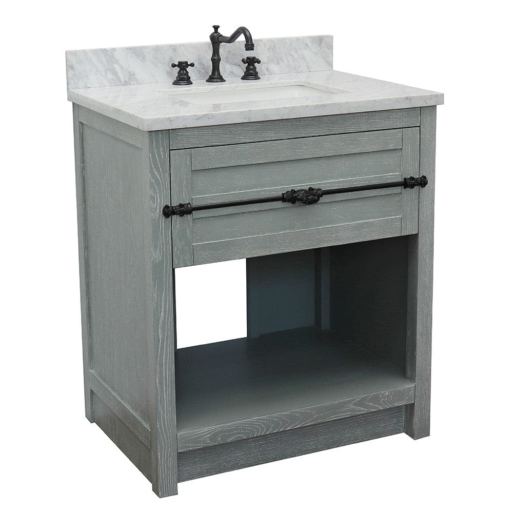 Bellaterra 31" Single Vanity in Gray Ash Finish