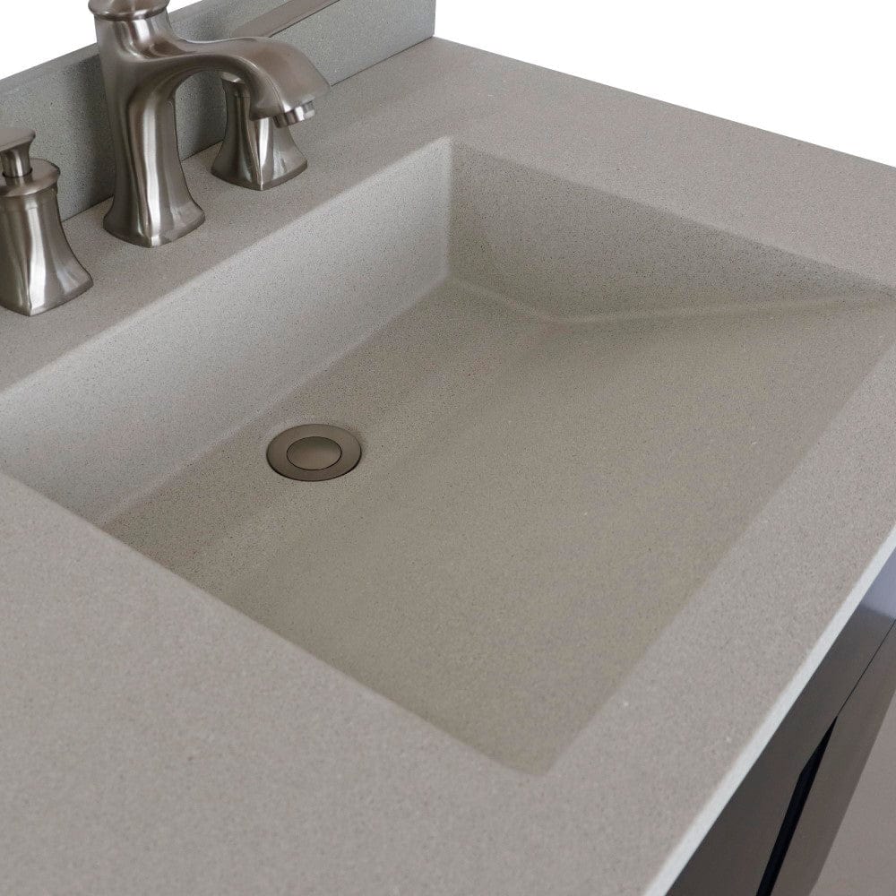 Bellaterra 31" Single Vanity in Silvery Brown Finish