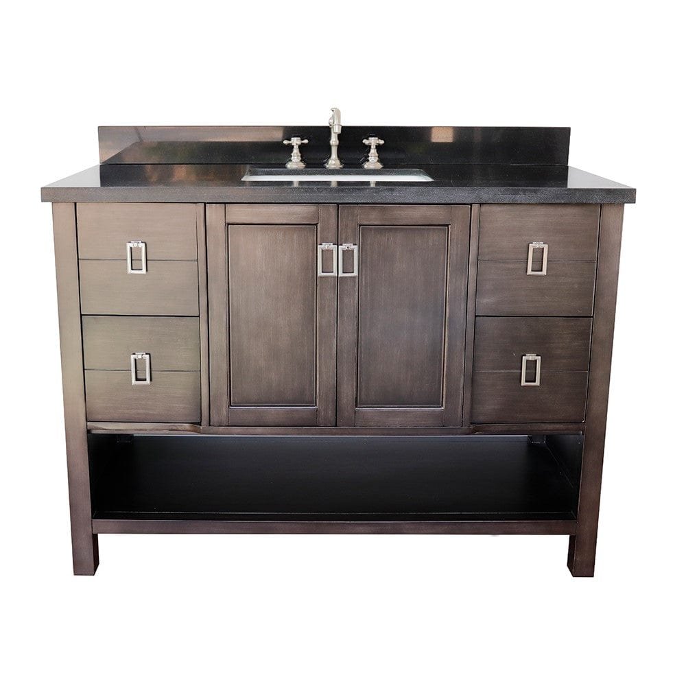 Bellaterra 49" Single Vanity in Silvery Brown Finish