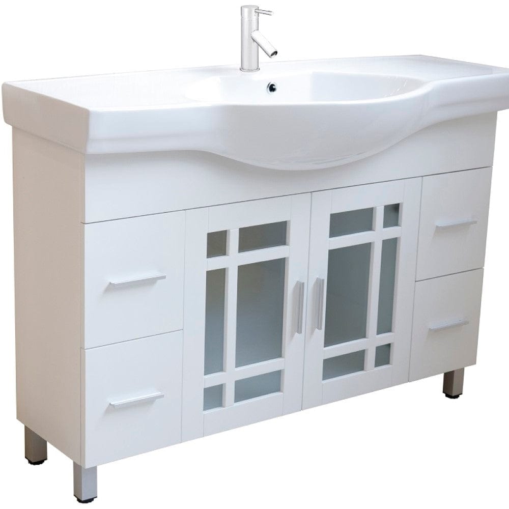 Bellaterra 48 in Single Sink Vanity Wood