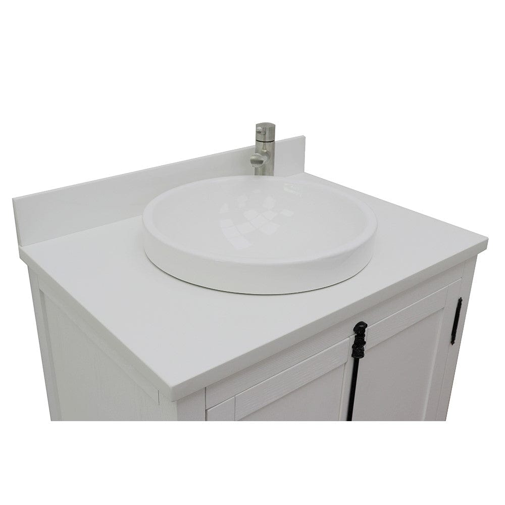 Bellaterra 31" Single Vanity in Glacier Ash Finish