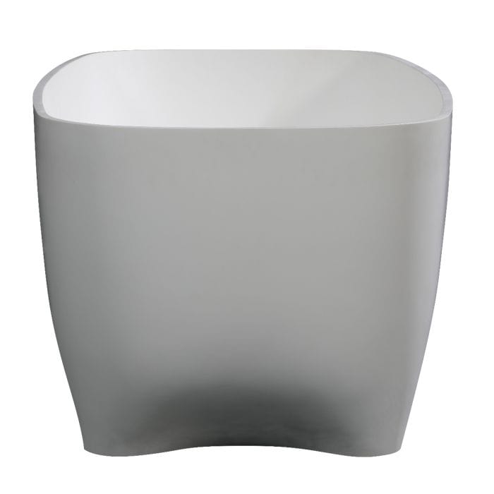 ALFI brand AB9980 67" White Matte Solid Surface Resin Bathtub