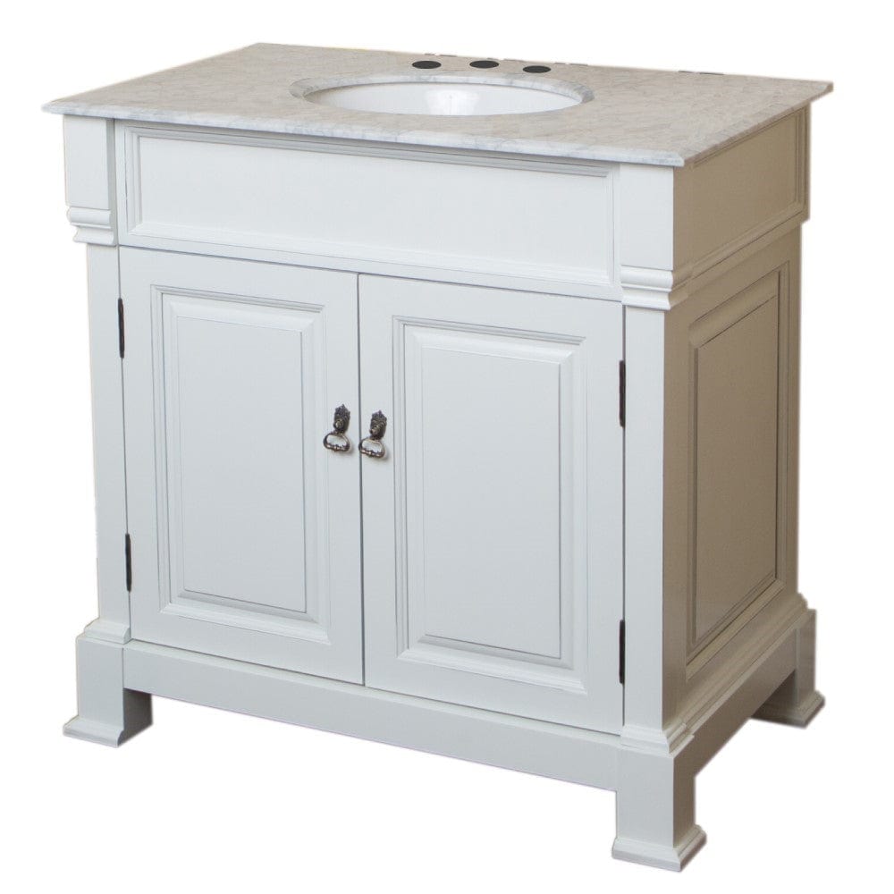 Bellaterra 36 in Single Sink Vanity Wood