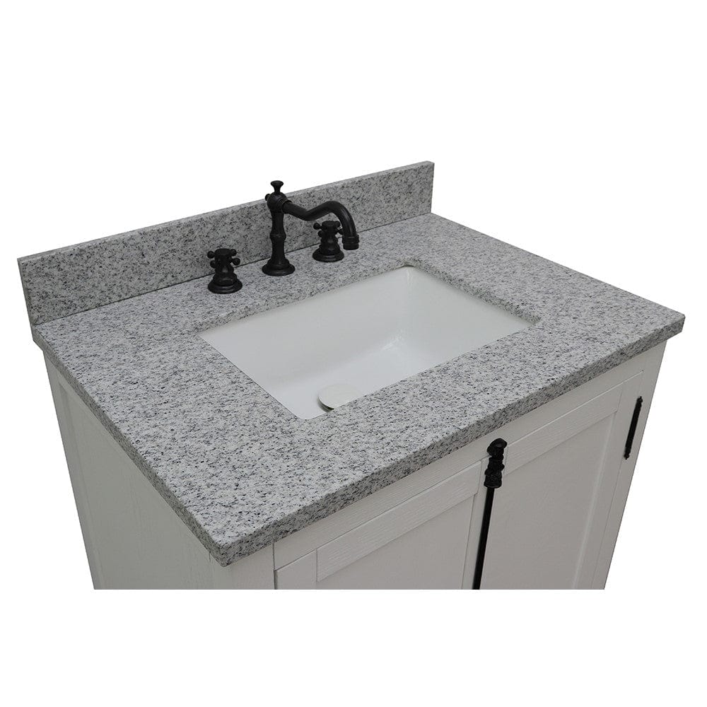 Bellaterra 31" Single Vanity in Glacier Ash Finish