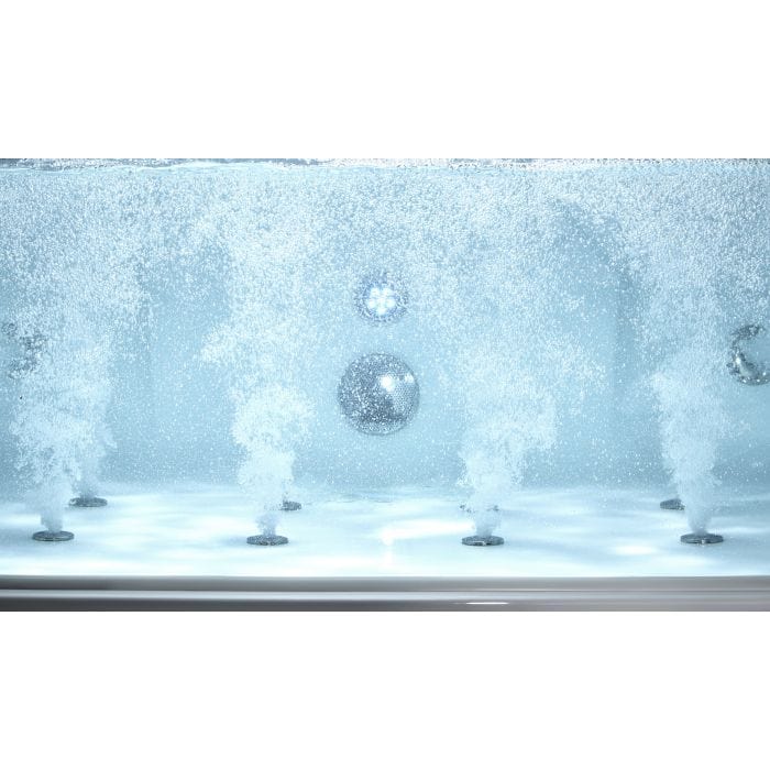 EAGO AM196ETL 6 ft Clear Rectangular Acrylic Whirlpool Bathtub for Two