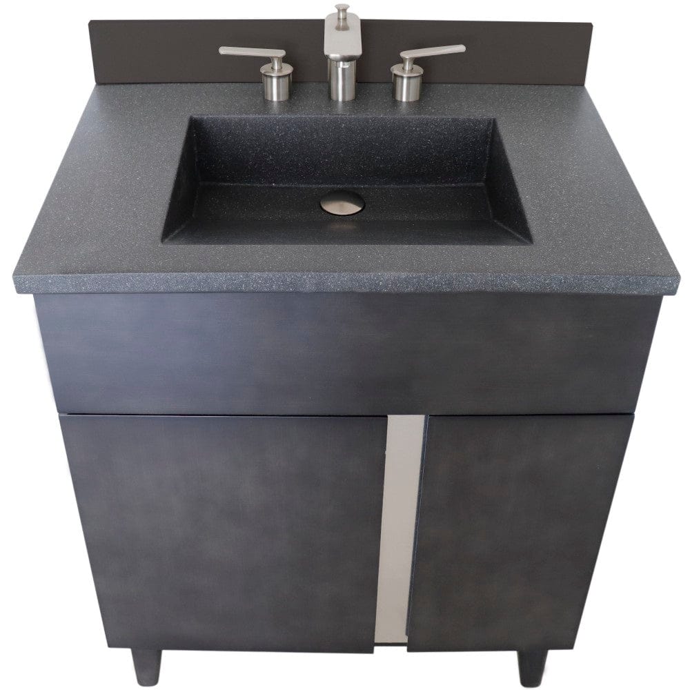 Bellaterra 31" Single Vanity in Silvery Brown Finish