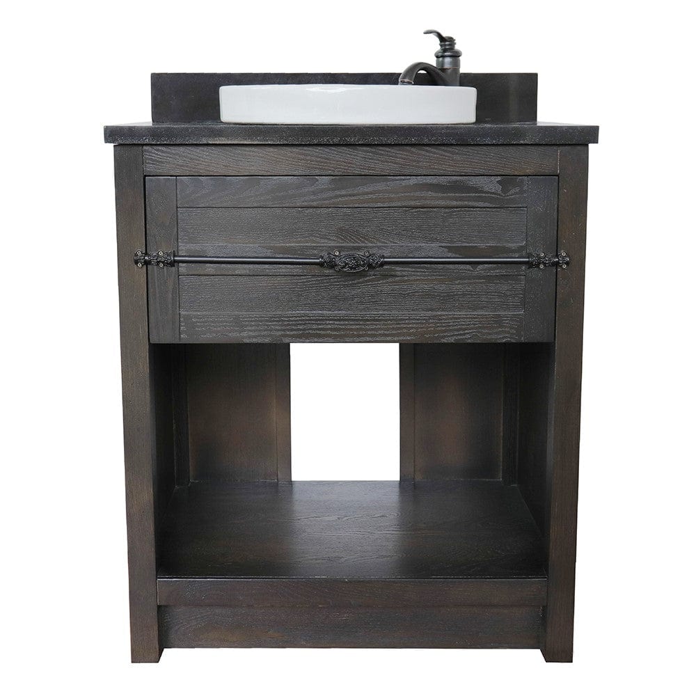 Bellaterra 31" Single Vanity in Brown Ash Finish