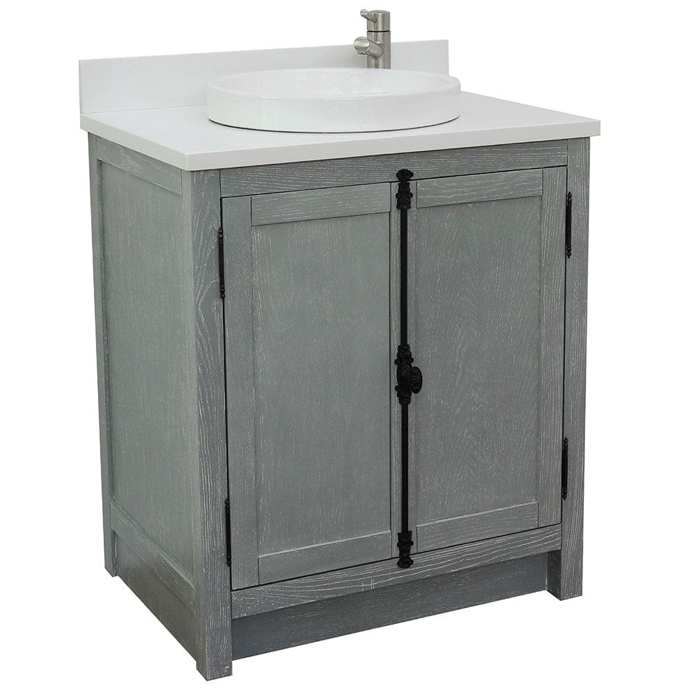 Bellaterra 31" Single Vanity in Gray Ash Finish