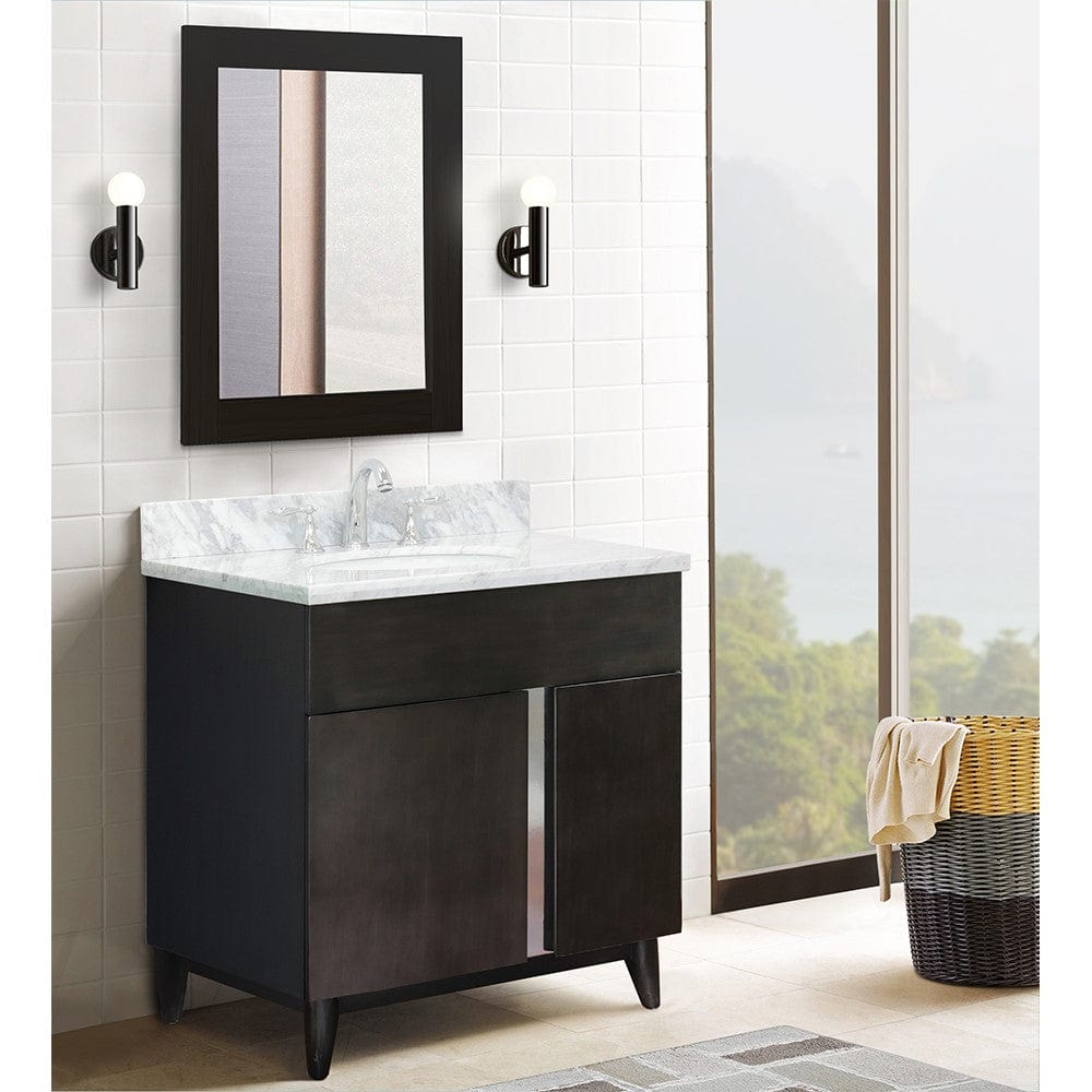 Bellaterra 31" Single Vanity in Silvery Brown Finish