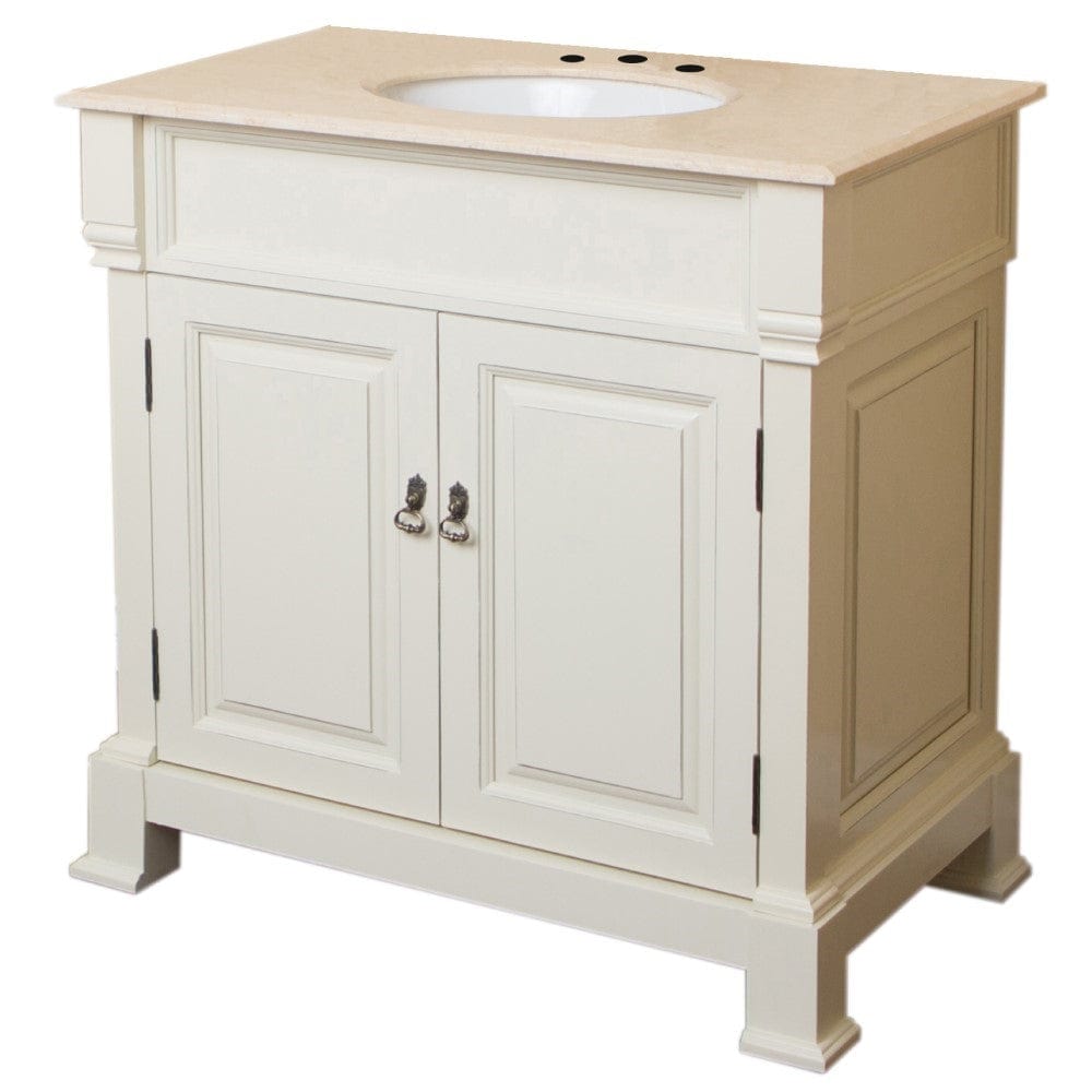 Bellaterra 36 in Single Sink Vanity Wood