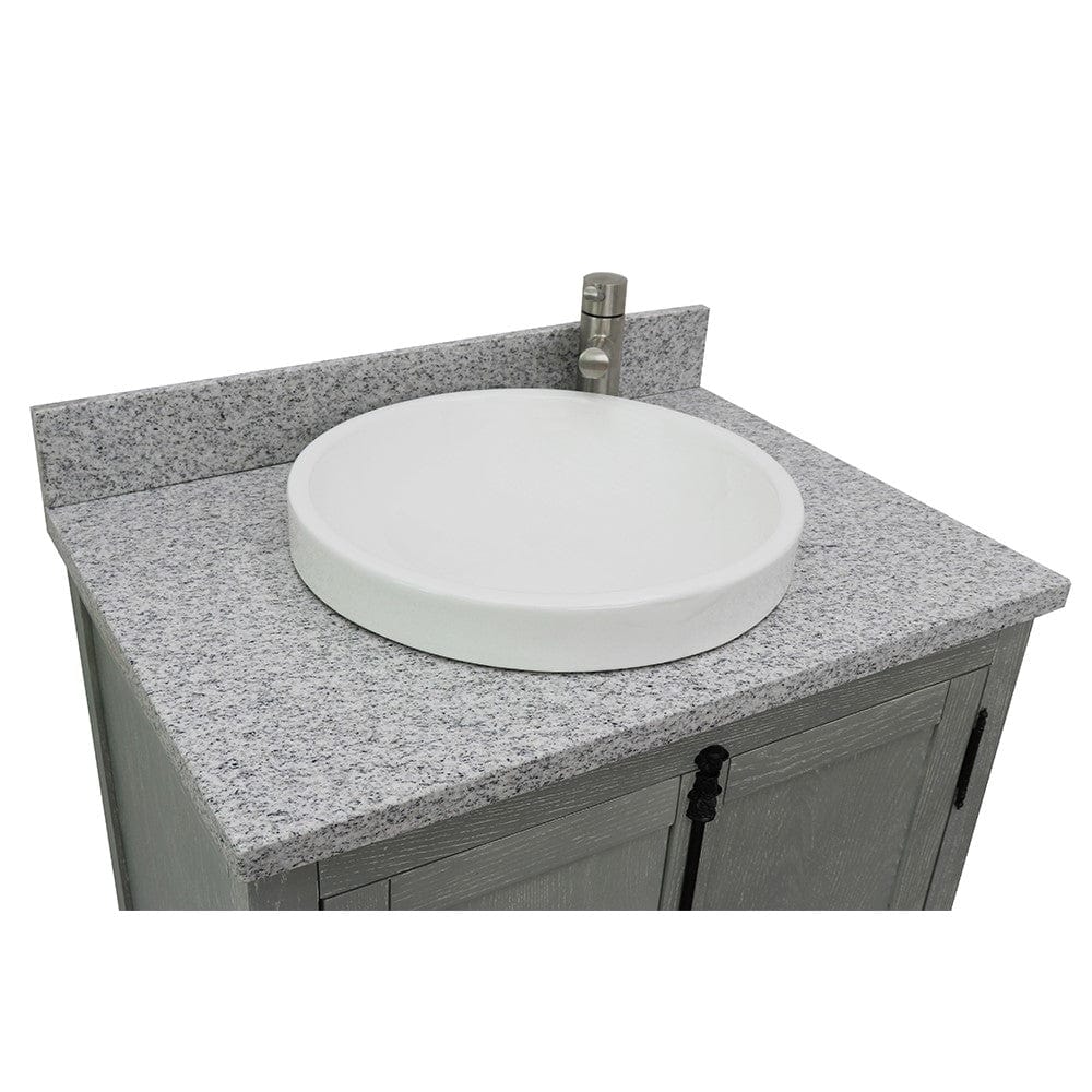 Bellaterra 31" Single Vanity in Gray Ash Finish