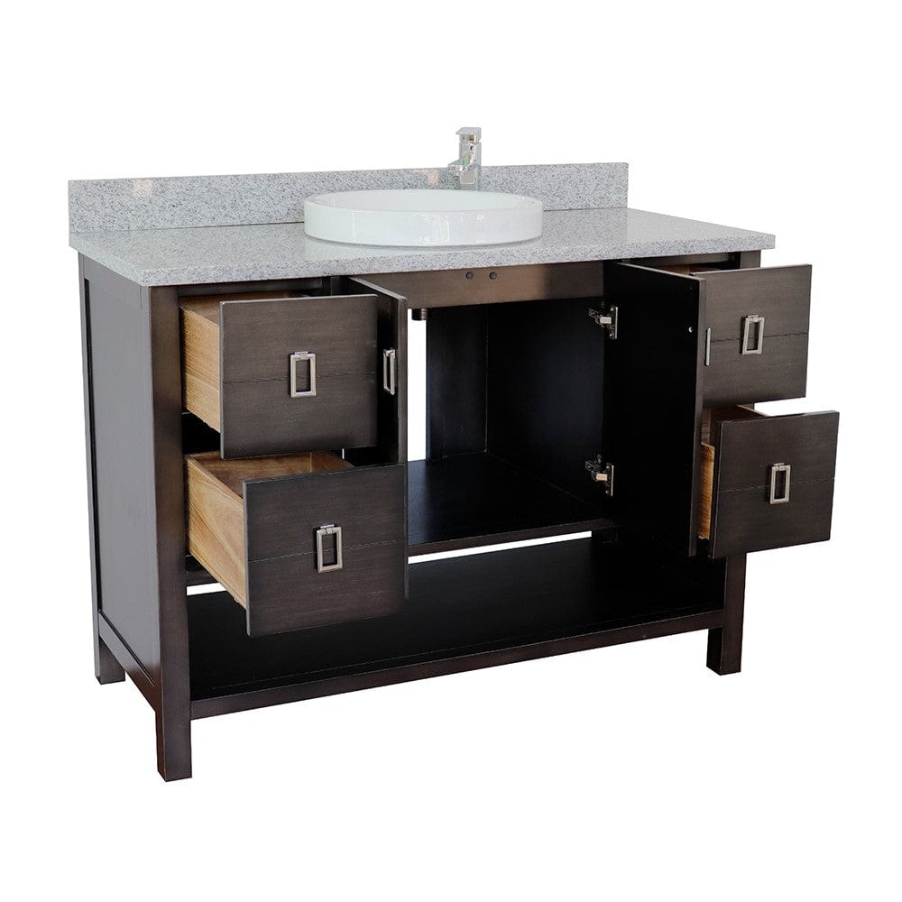 Bellaterra 49" Single Vanity in Silvery Brown Finish