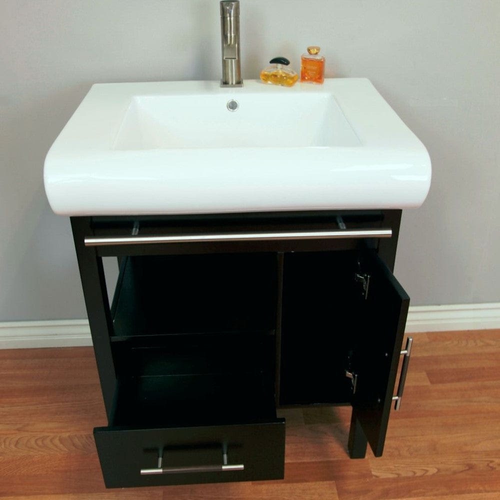 Bellaterra 36.6 in Single sink vanity-wood-black 203037-B-BG