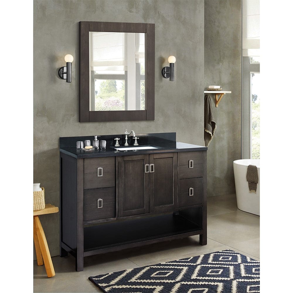 Bellaterra 49" Single Vanity in Silvery Brown Finish