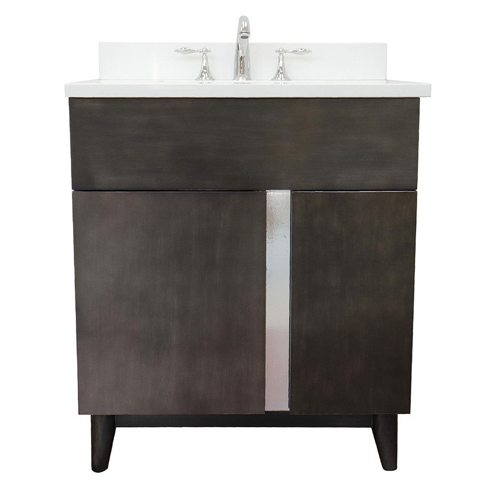 Bellaterra 31" Single Vanity in Silvery Brown Finish