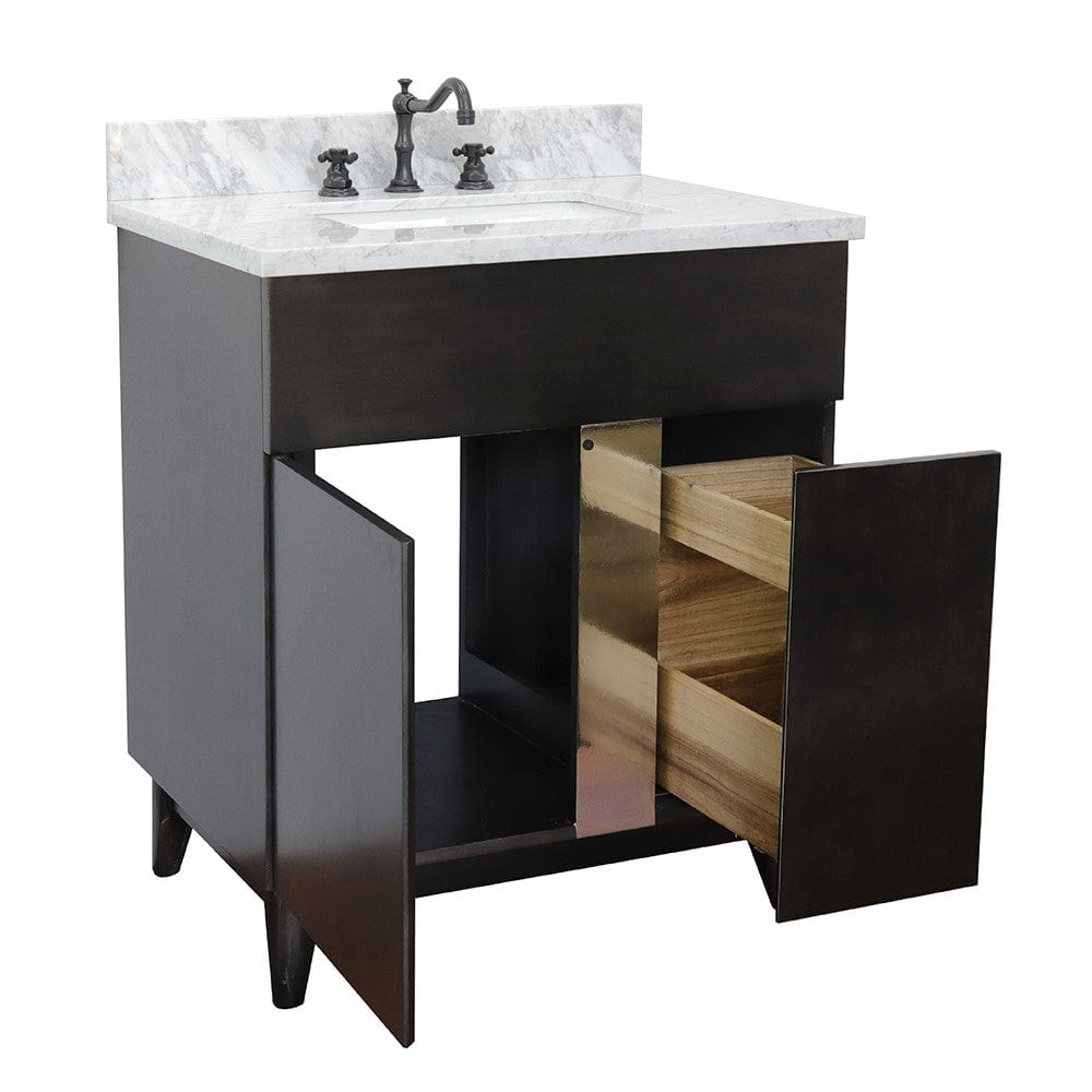 Bellaterra 31" Single Vanity in Silvery Brown Finish