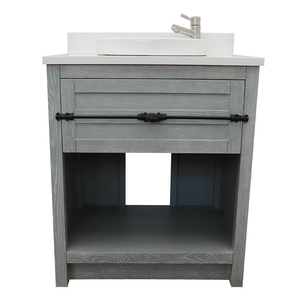 Bellaterra 31" Single Vanity in Gray Ash Finish