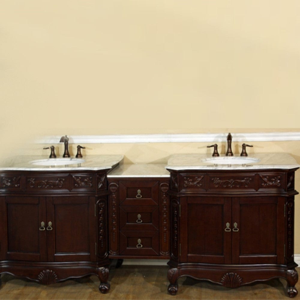 Bellaterra 82.7 in. Double Sink Vanity