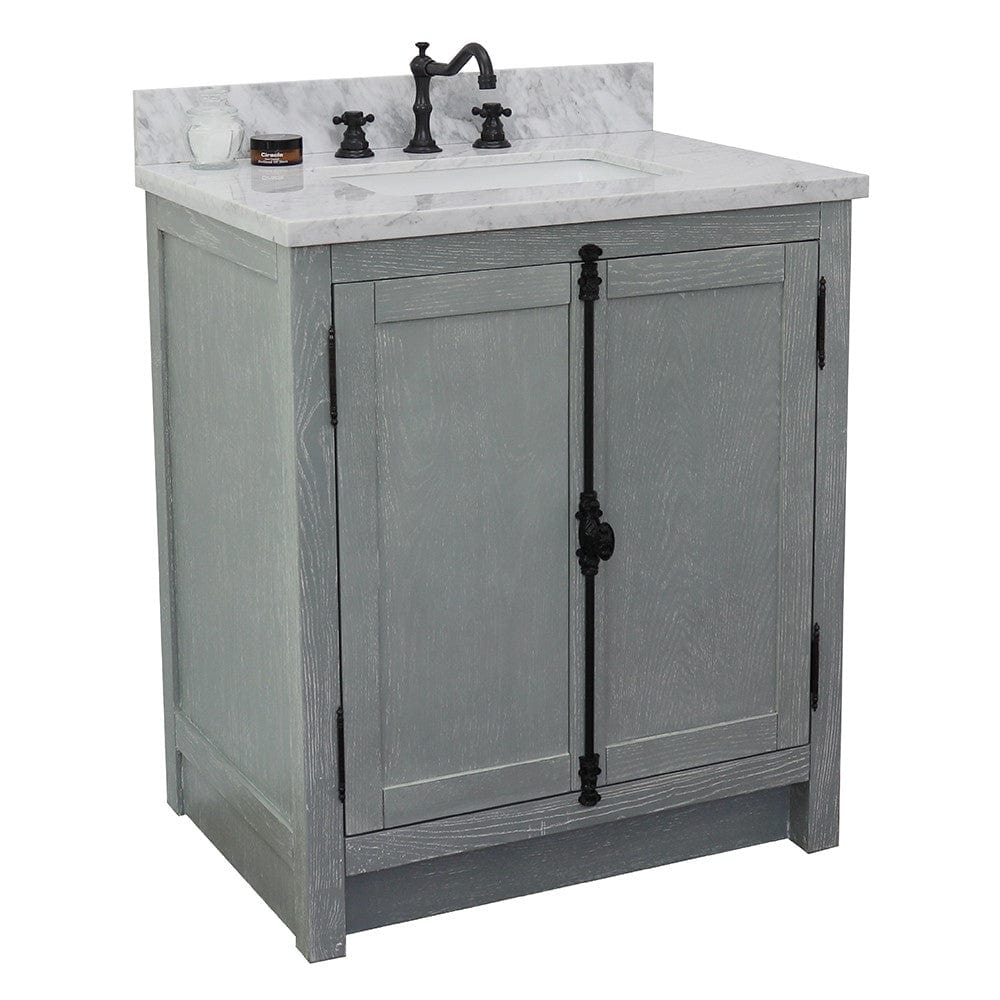 Bellaterra 31" Single Vanity in Gray Ash Finish