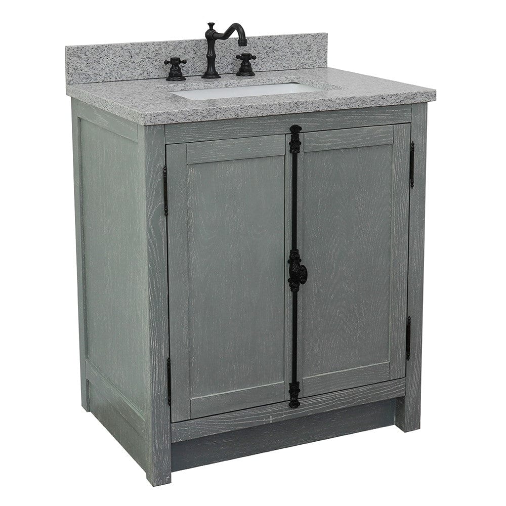 Bellaterra 31" Single Vanity in Gray Ash Finish