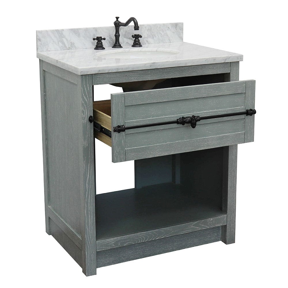 Bellaterra 31" Single Vanity in Gray Ash Finish