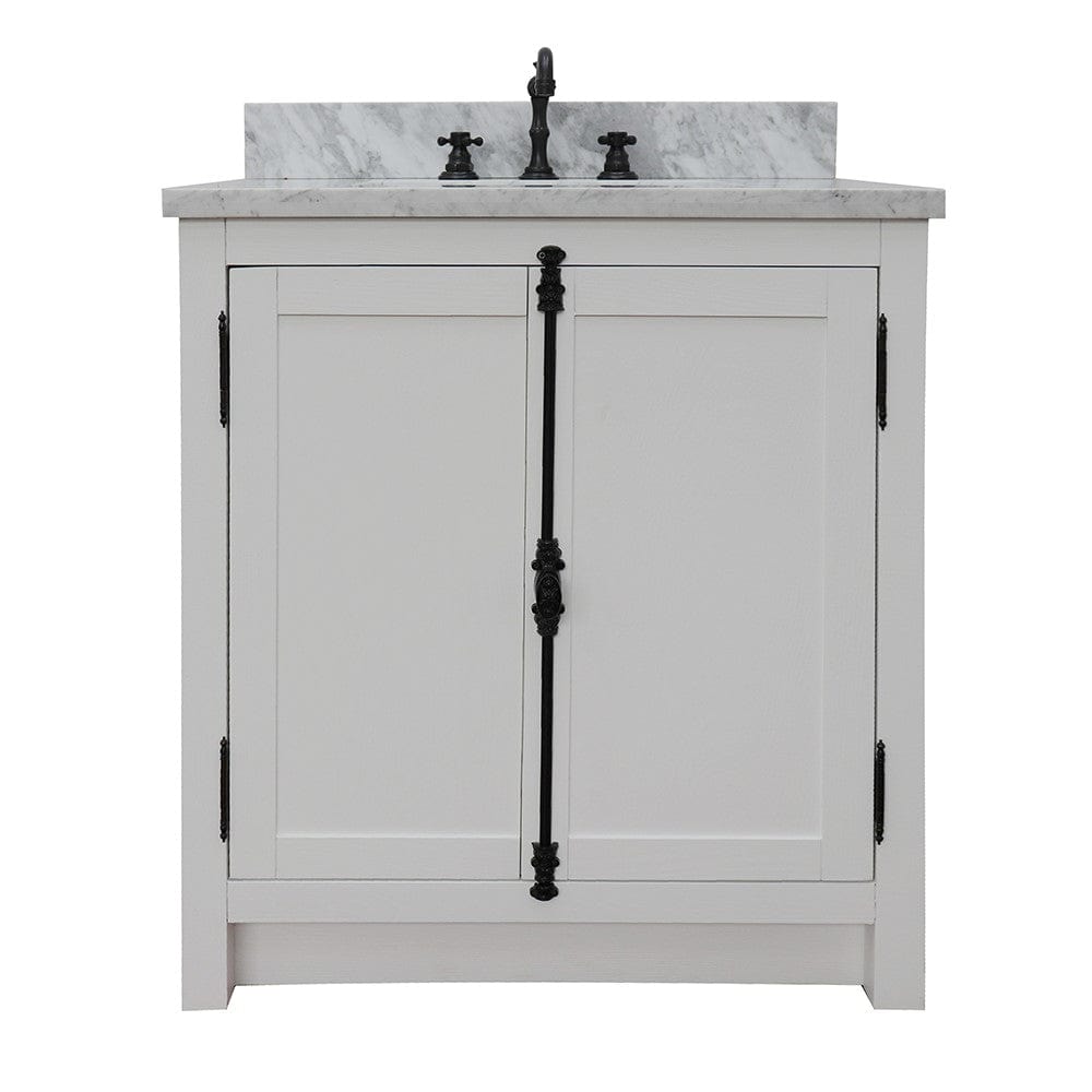 Bellaterra 31" Single Vanity in Glacier Ash Finish