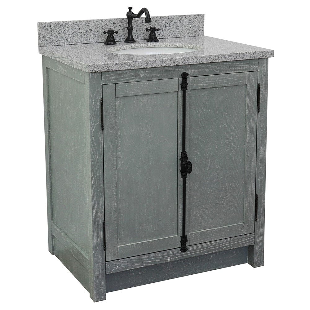 Bellaterra 31" Single Vanity in Gray Ash Finish