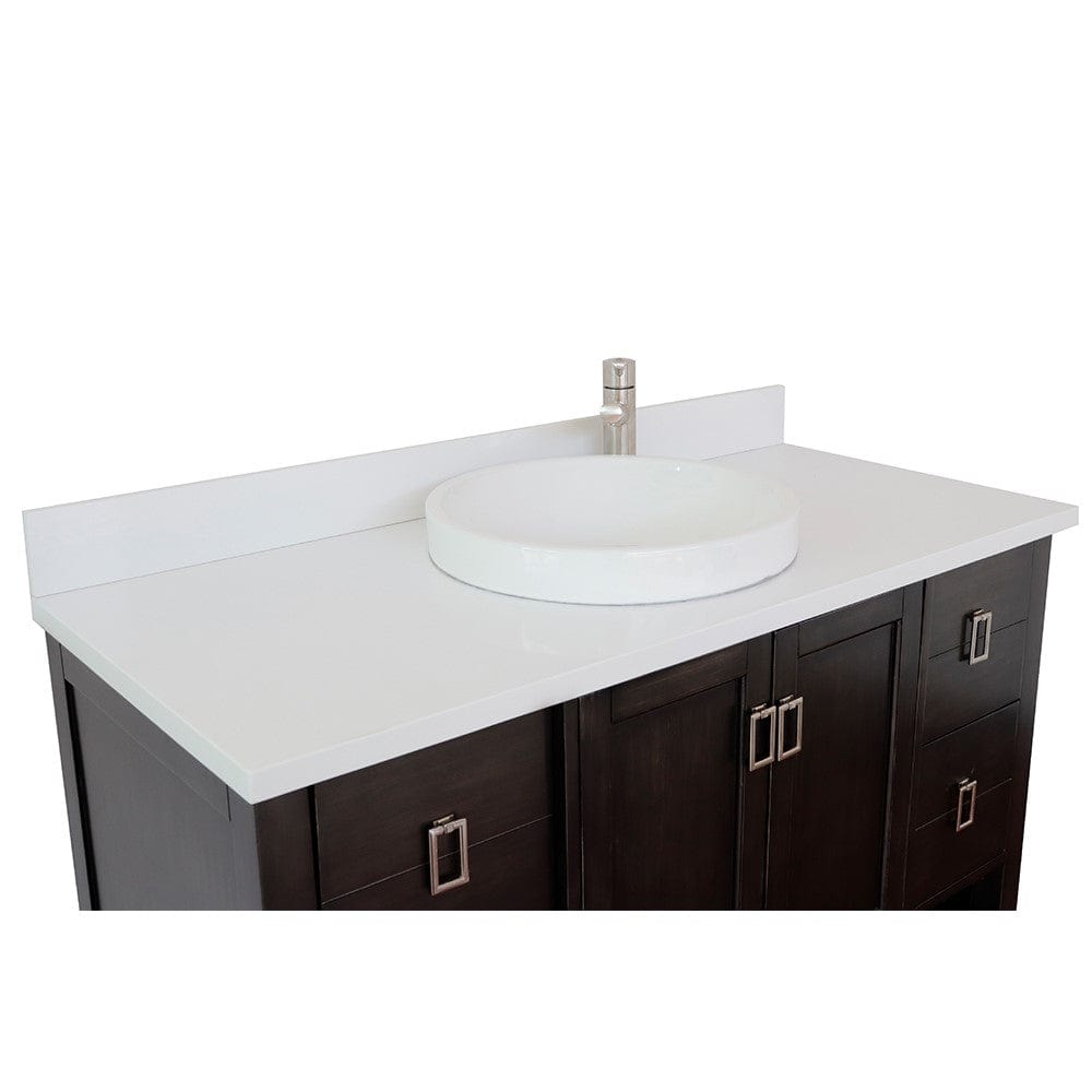 Bellaterra 49" Single Vanity in Silvery Brown Finish